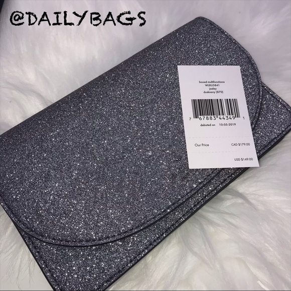 KATE SPADE JOELEY MULTI FUNCTIONAL WALLET GLITTER - Picture 4 of 8